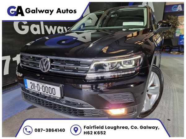 Volkswagen Tiguan SUV, Diesel, 2021, Black