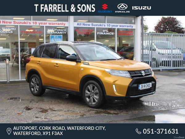 Suzuki Vitara SUV, Petrol Hybrid, 2026, Yellow