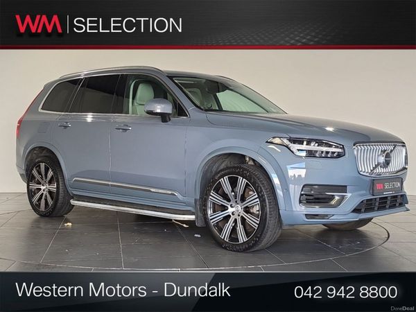 Volvo XC90 SUV, Petrol Plug-in Hybrid, 2022, Grey