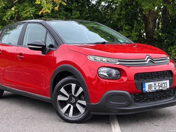 Citroen C3 Hatchback, Petrol, 2018, Red