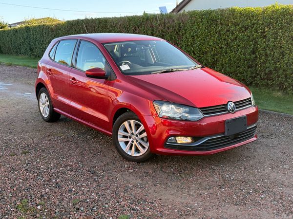 Volkswagen Polo Hatchback, Petrol, 2017, Red