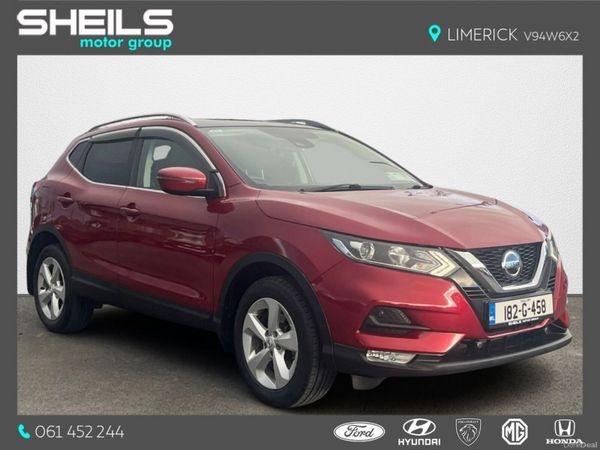 Nissan Qashqai MPV, Petrol, 2018, Red