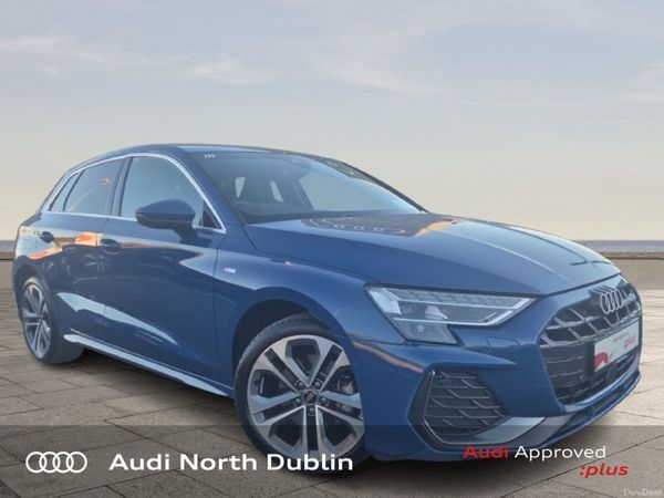 Audi A3 Hatchback, Petrol Plug-in Hybrid, 2025, Blue
