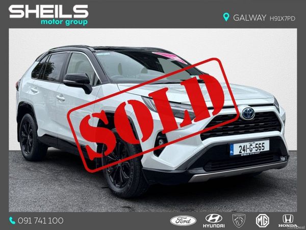 Toyota RAV4 SUV, Petrol Hybrid, 2024, White