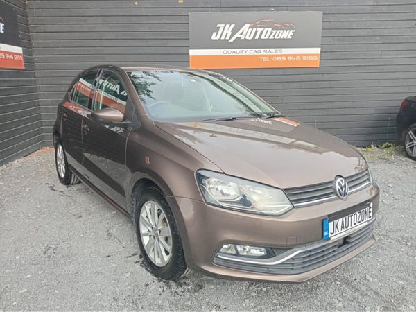 Volkswagen Polo Hatchback, Petrol, 2015, Brown