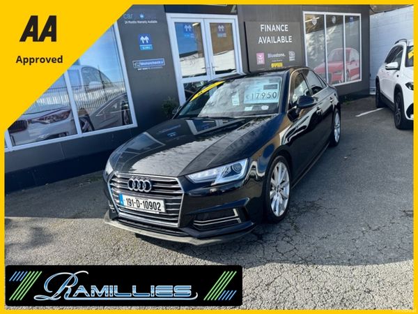 Audi A4 Saloon, Diesel, 2019, Black