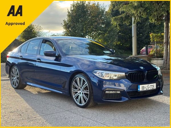 BMW 5-Series Saloon, Diesel, 2018, Blue