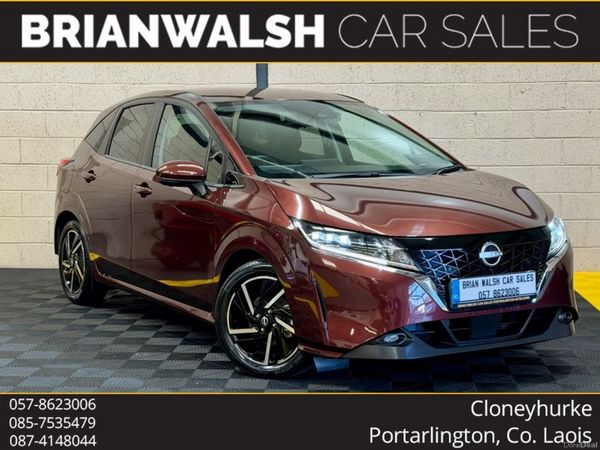 Nissan Note Hatchback, Petrol Hybrid, 2021, Red