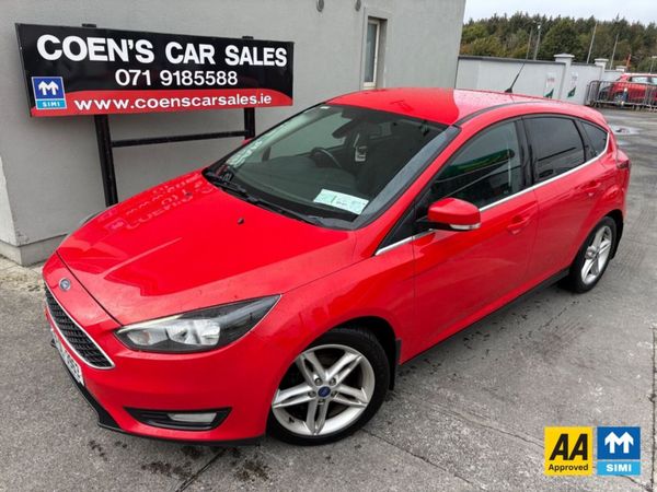 Ford Focus Hatchback, Diesel, 2015, Red