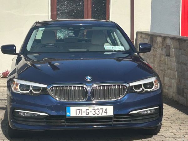 BMW 5-Series Saloon, Diesel, 2017, Blue