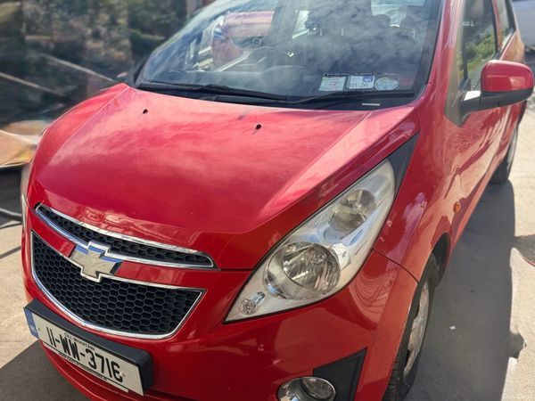 Chevrolet Spark Hatchback, Petrol, 2011, Red