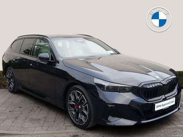BMW 5-Series Estate, Petrol Plug-in Hybrid, 2026, Black