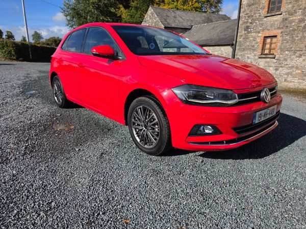 Volkswagen Polo Hatchback, Petrol, 2019, Red