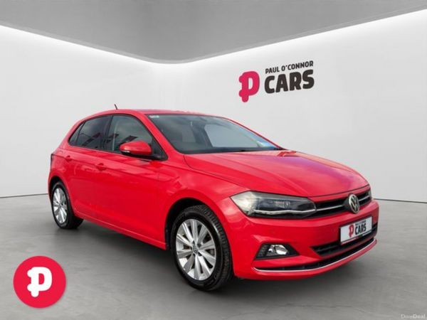 Volkswagen Polo Hatchback, Petrol, 2018, Red