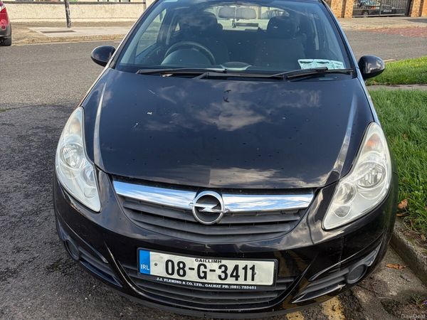 Opel Corsa Hatchback, Petrol, 2008, Black