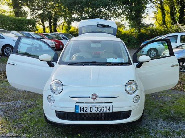 Fiat 500 Hatchback, Petrol, 2014, White