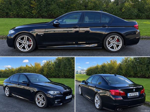 BMW 5-Series Saloon, Diesel, 2014, Black