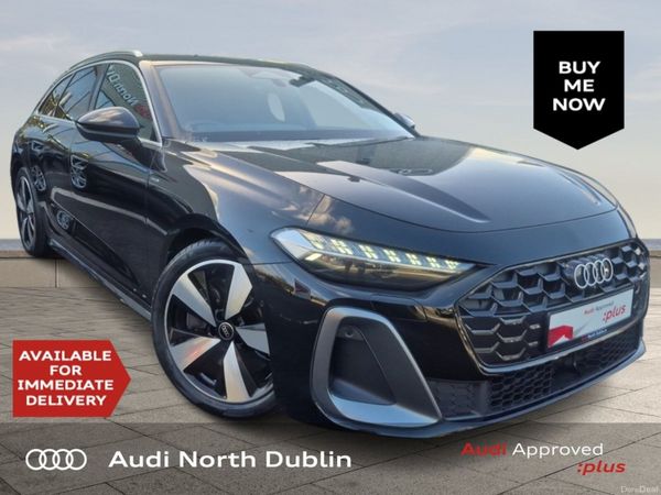 Audi A5 Estate, Petrol Plug-in Hybrid, 2025, Black