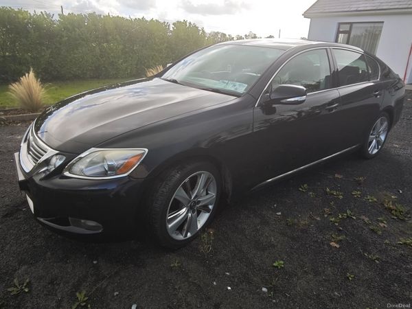 Lexus GS Saloon, Petrol Hybrid, 2010, Black