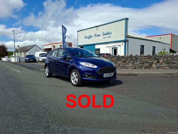 Ford Fiesta Hatchback, Petrol, 2017, Blue