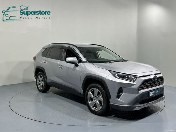 Toyota RAV4 SUV, Petrol Hybrid, 2021, Silver