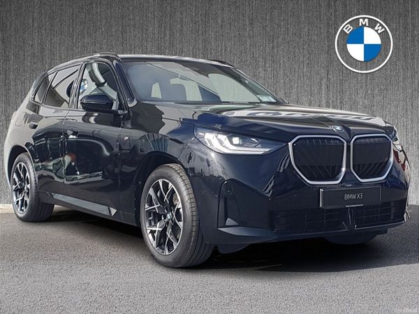 BMW X3 SUV, Petrol Plug-in Hybrid, 2026, Black