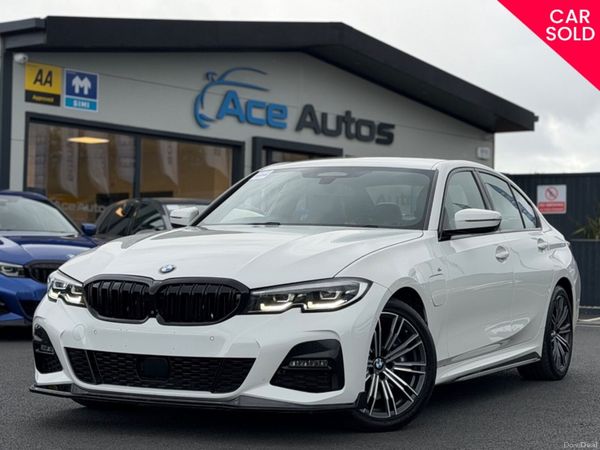 BMW 3-Series Saloon, Petrol Plug-in Hybrid, 2019, White