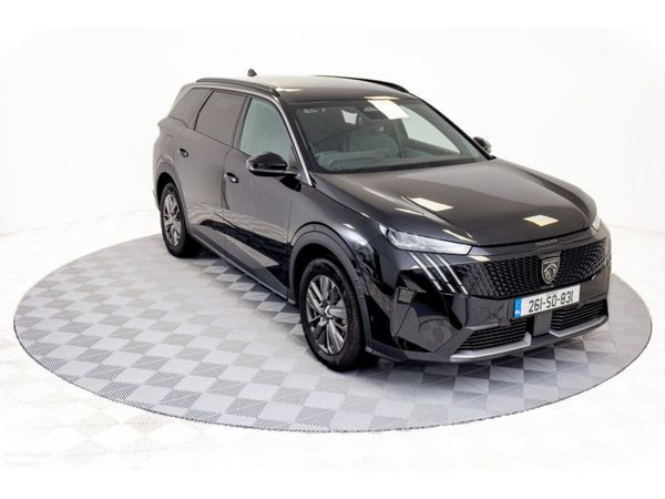 Peugeot 5008 SUV, Petrol Hybrid, 2026, Black
