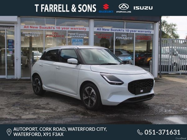 Suzuki Swift Hatchback, Petrol Hybrid, 2027, White