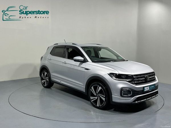 Volkswagen T-Cross SUV, Petrol, 2024, Silver