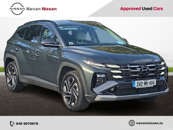 Hyundai Tucson SUV, Petrol Hybrid, 2024, Green