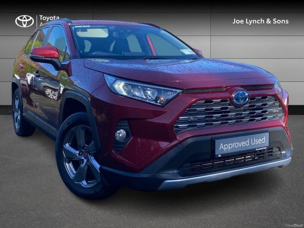 Toyota RAV4 SUV, Petrol Hybrid, 2021, Red