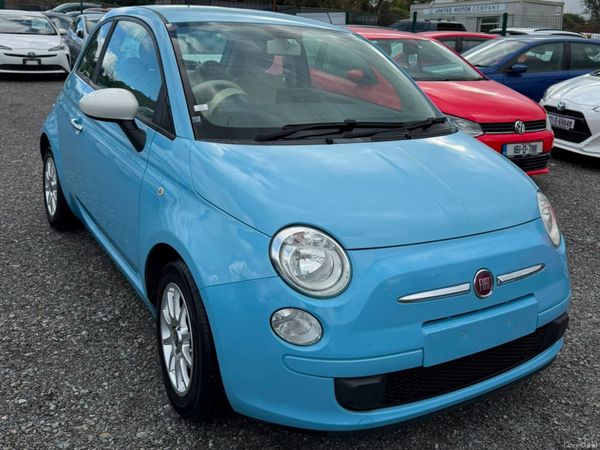 Fiat 500 Hatchback, Petrol, 2013, Blue