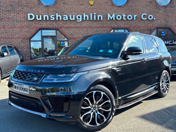 Land Rover Range Rover Sport SUV, Petrol Plug-in Hybrid, 2021, Black