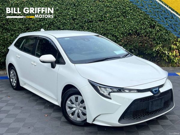 Toyota Corolla Estate, Petrol Hybrid, 2021, White