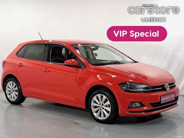 Volkswagen Polo Hatchback, Petrol, 2019, Red