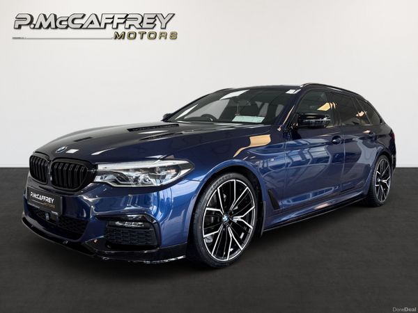 BMW 5-Series Estate, Diesel, 2018, Blue