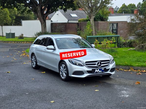 Mercedes-Benz C-Class Estate, Petrol Plug-in Hybrid, 2016, Silver