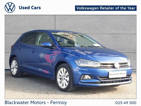 Volkswagen Polo Hatchback, Petrol, 2021, Blue
