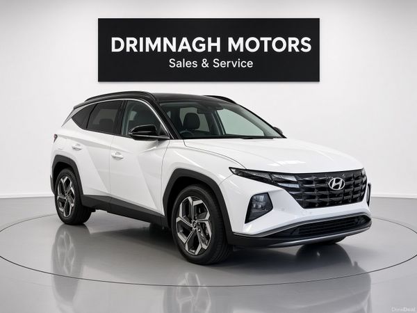 Hyundai Tucson SUV, Petrol Hybrid, 2022, White