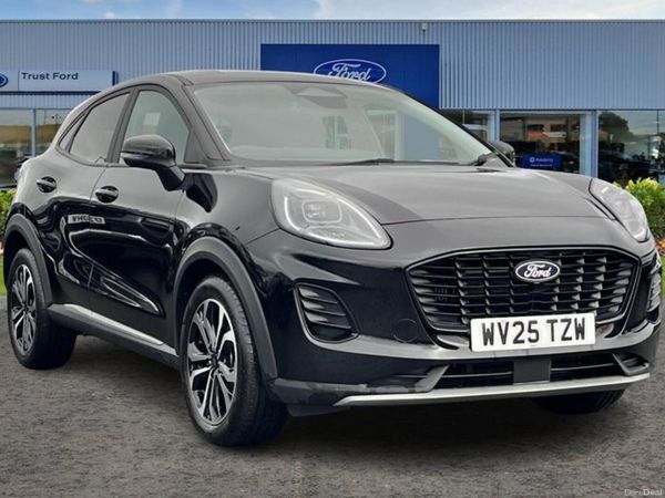Ford Puma Hatchback, Petrol, 2025, Black
