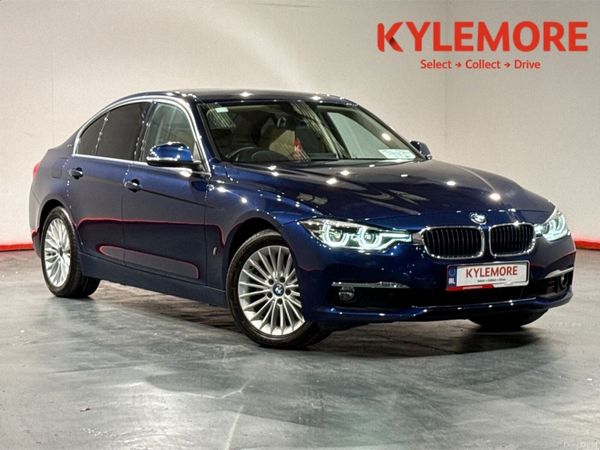 BMW 3-Series Saloon, Petrol Hybrid, 2018, Blue