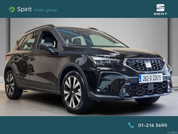 SEAT Arona SUV, Petrol, 2026, Black