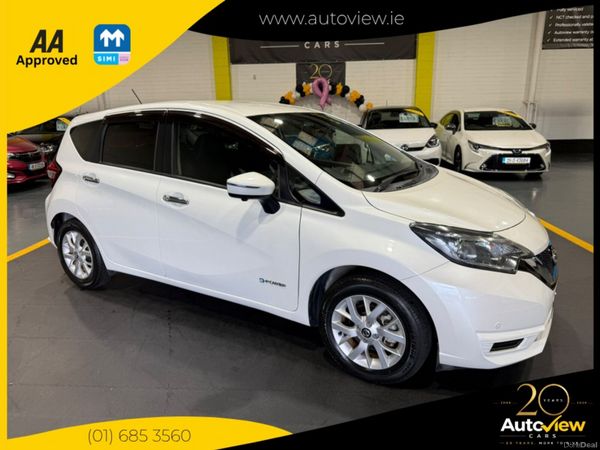 Nissan Note Hatchback, Petrol Hybrid, 2019, White