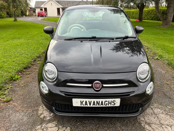 Fiat 500 Hatchback, Petrol, 2016, Black