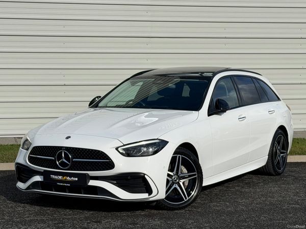 Mercedes-Benz C-Class Estate, Petrol Plug-in Hybrid, 2022, White
