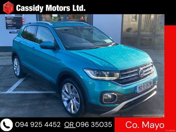 Volkswagen T-Cross Estate/Jeep, Petrol, 2019, Green
