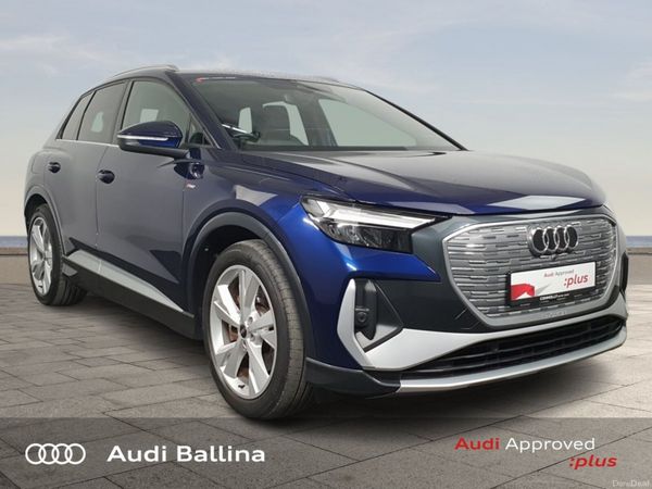 Audi Q4 e-tron SUV, Electric, 2024, Blue