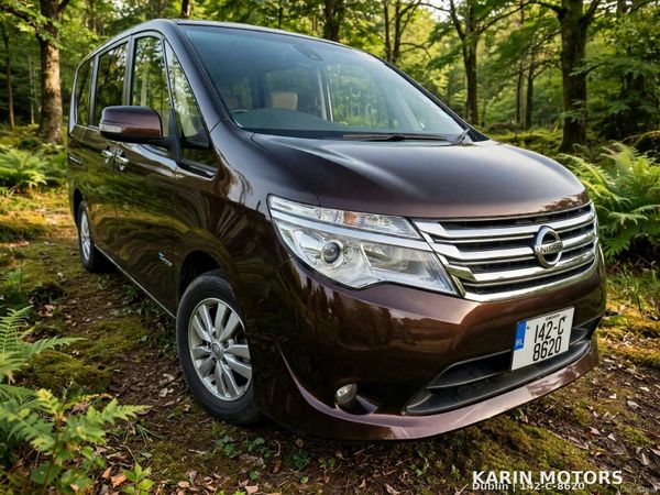 Nissan Serena MPV, Petrol Hybrid, 2014, Brown