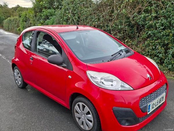 Peugeot 107 Hatchback, Petrol, 2012, Red